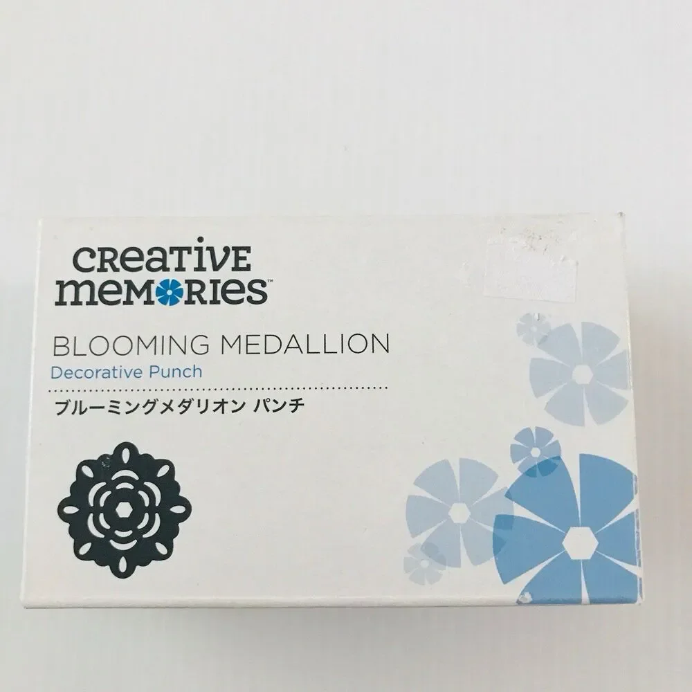 Creative Memories Blooming Medallion Decorative Punch New With Box 2019